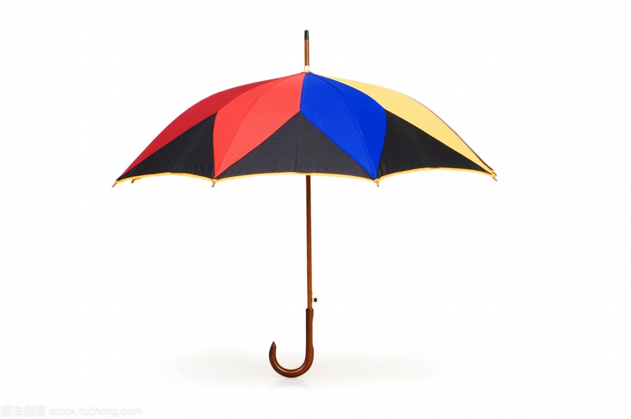 孤傘 雨幕畫卷的心靈投映